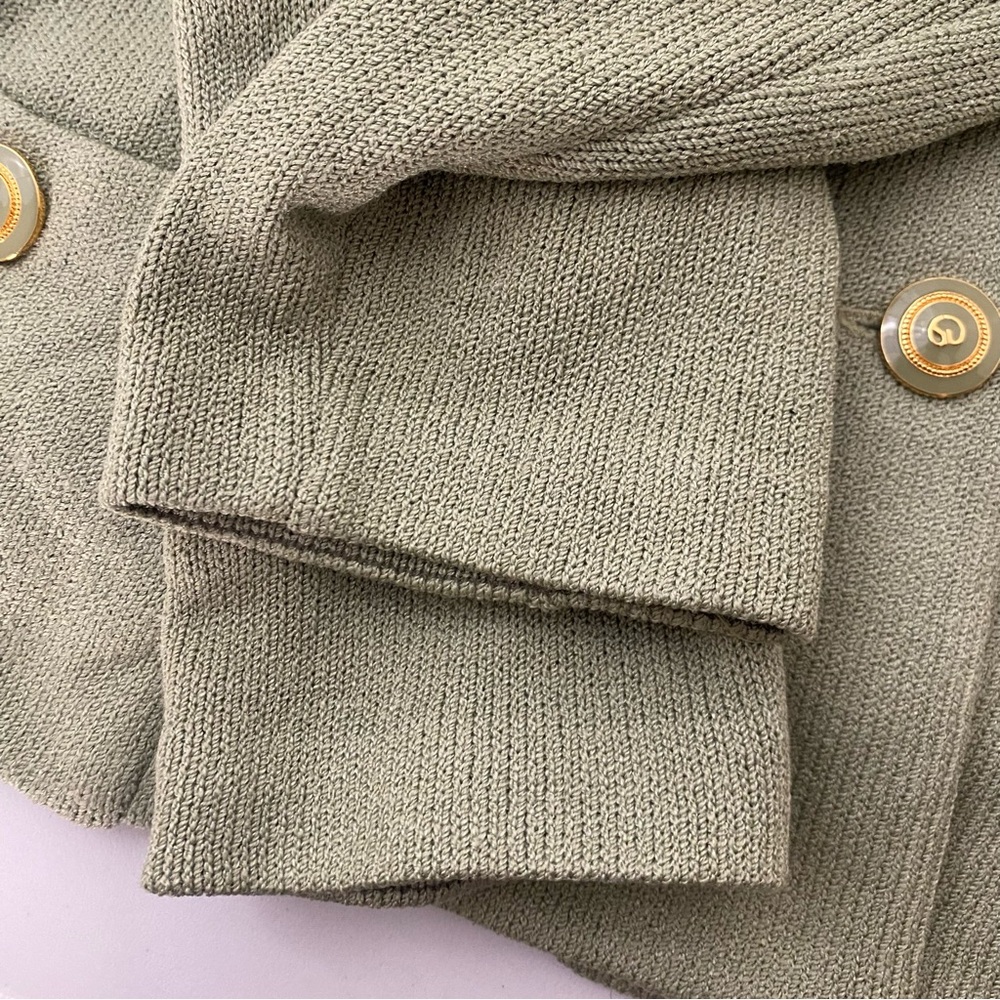 St. John Green Button Down Jacket - image 6